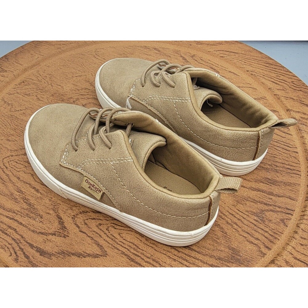 OshKosh B’Gosh Putney Toddler Boys’ Casual Shoes Tan Beige Size 7M - Picture 5 of 13